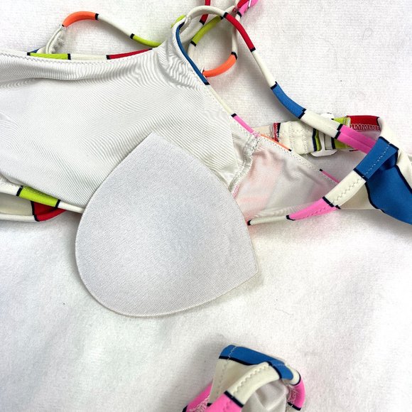 •Aerie• Striped Bikini Set S - Picture 9 of 10